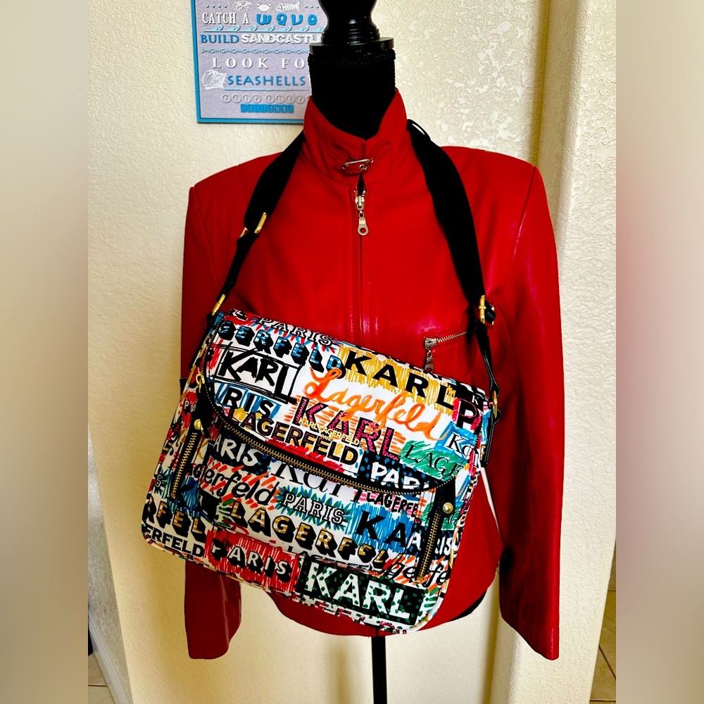 NEW KARL LAGERFELD MULTY COLOR BAG